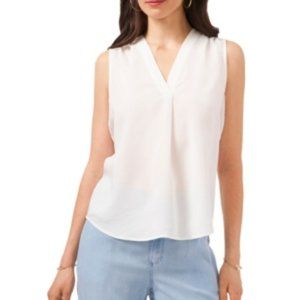 Vince Camuto V-Neck Sleeveless Blouse